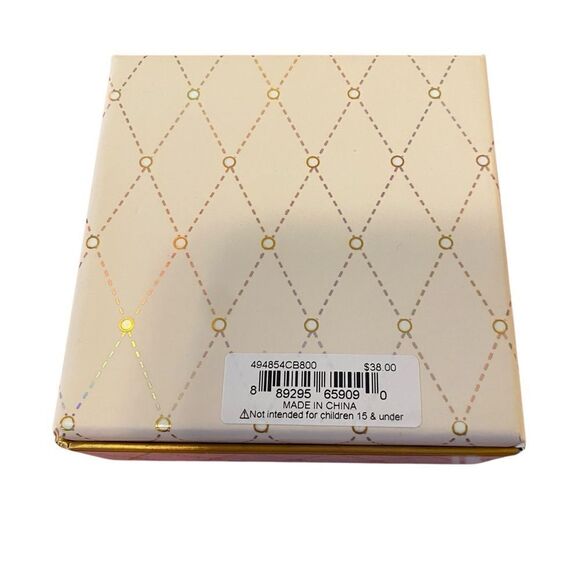 Betsey Johnson Orange Tumbler Dangle Earrings w/ Eye Catching Rhinestones. - Picture 8 of 8